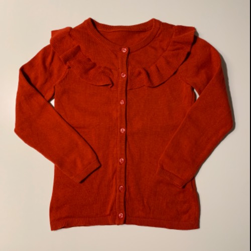 Strickjacke rot  Größe: 98/104 TCM, zu finden beim Stand 103 am Standort Flohkids Berlin Ost