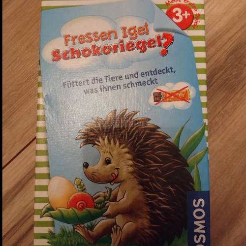 Fressen Igel Schokoriegel?Neu, zu finden beim Stand 225 am Standort Flohkids Berlin Ost