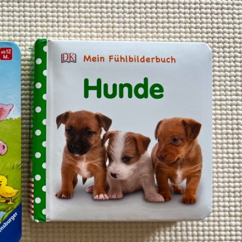 Fühlbuch Hunde, zu finden beim Stand 90 am Standort Flohkids Berlin Ost