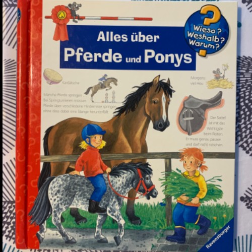 Buch Pferde und Ponys, zu finden beim Stand 103 am Standort Flohkids Berlin Ost