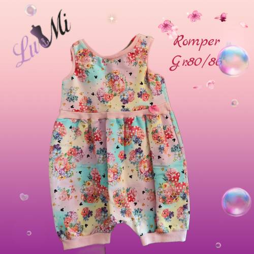 Neu Handmade Romper  Größe: 86, zu finden beim Stand 72 am Standort Flohkids Berlin Ost