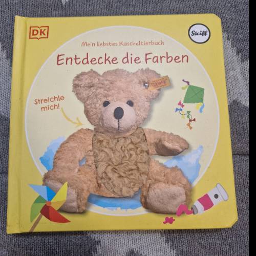 Buch Steiff Entdecke dieFarben, zu finden beim Stand 227 am Standort Flohkids Berlin Ost