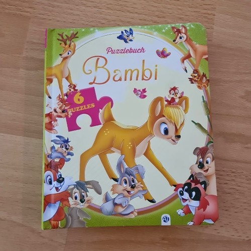 Puzzle Buch Bambi, zu finden beim Stand 60 am Standort Flohkids Berlin Ost