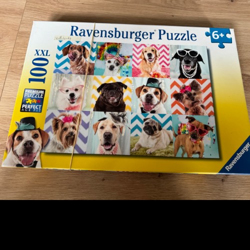 Ravensburger Puzzle  Größe: 100 Hunde , zu finden beim Stand 14 am Standort Flohkids Berlin Ost