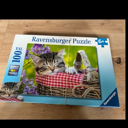 Ravensburger Puzzle Katze  Größe: 100, zu finden beim Stand 14 am Standort Flohkids Berlin Ost