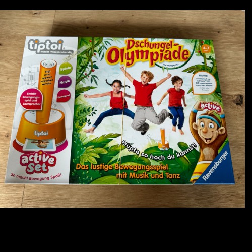 Tiptoi Dschungel Olympiade , zu finden beim Stand 14 am Standort Flohkids Berlin Ost