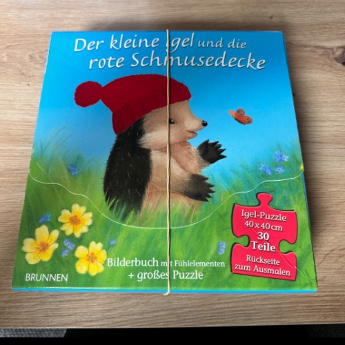 Igel Puzzle  Größe: 30 Teile Brunnen, zu finden beim Stand 14 am Standort Flohkids Berlin Ost