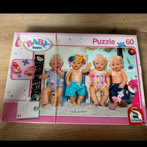 Baby Born Puppe Puzzle, zu finden beim Stand 14 am Standort Flohkids Berlin Ost