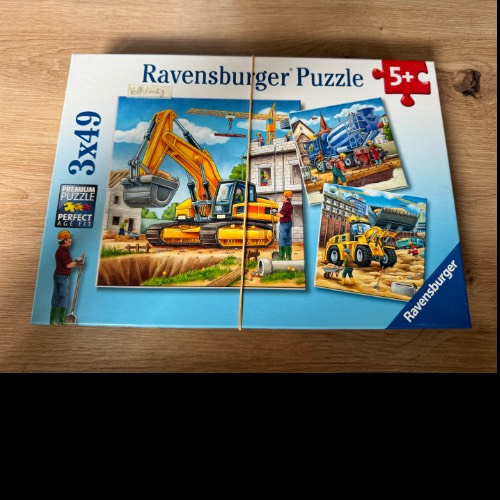 Ravensburger Baustelle Puzzle, zu finden beim Stand 14 am Standort Flohkids Berlin Ost