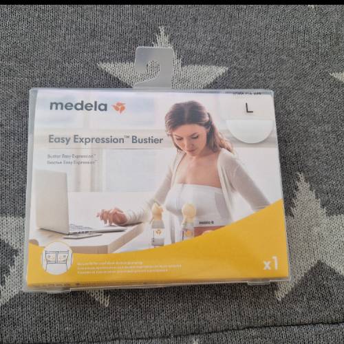 Medela Hands-free Abpump-BH, zu finden beim Stand 227 am Standort Flohkids Berlin Ost