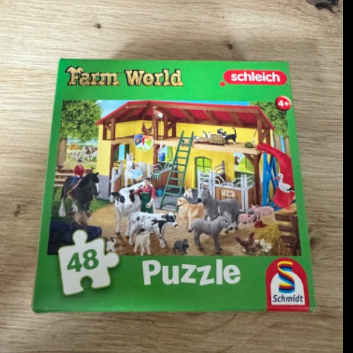 Schleich puzzle  Größe: 48 teile neu , zu finden beim Stand 14 am Standort Flohkids Berlin Ost