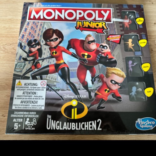 Monopoly Junior Unglaublichen2, zu finden beim Stand 14 am Standort Flohkids Berlin Ost