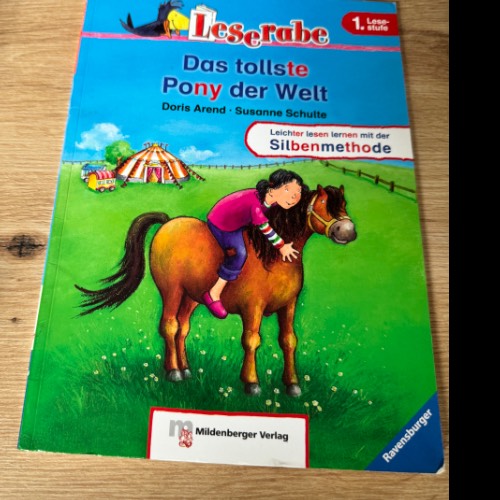 Leserabe Buch Pony , zu finden beim Stand 14 am Standort Flohkids Berlin Ost