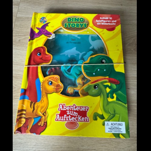 Dino Abenteuer Buch , zu finden beim Stand 14 am Standort Flohkids Berlin Ost