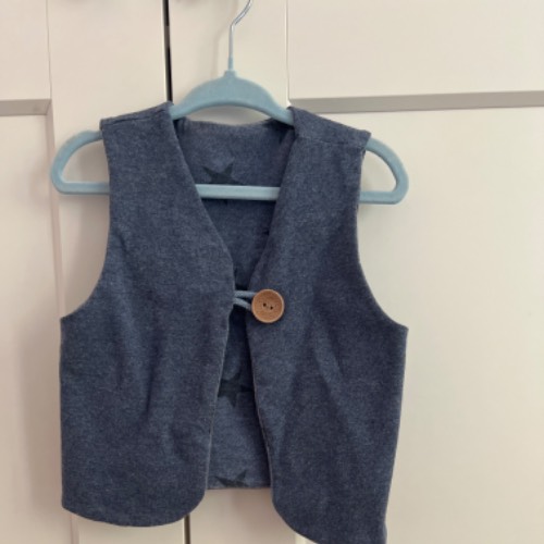 Handmade Jerseyweste blau86/ Größe: 92, zu finden beim Stand 94 am Standort Flohkids Berlin Ost