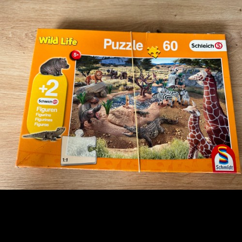 Schleich Puzzle Afrika , zu finden beim Stand 14 am Standort Flohkids Berlin Ost