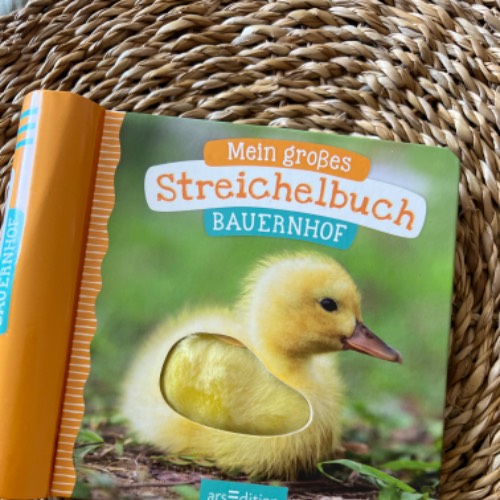 Baby fühl buch Bauernhof , zu finden beim Stand 94 am Standort Flohkids Berlin Ost