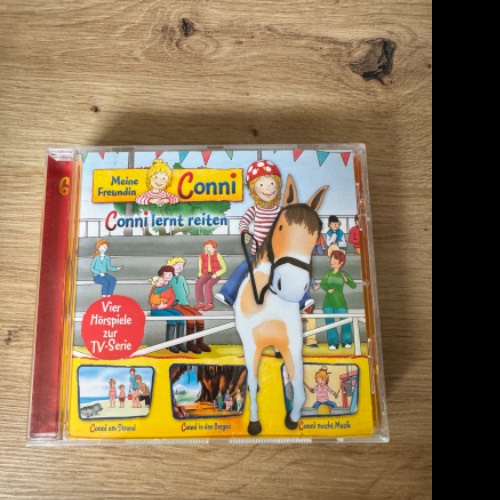 CD Hörspiel Conni lernt reiten, zu finden beim Stand 14 am Standort Flohkids Berlin Ost