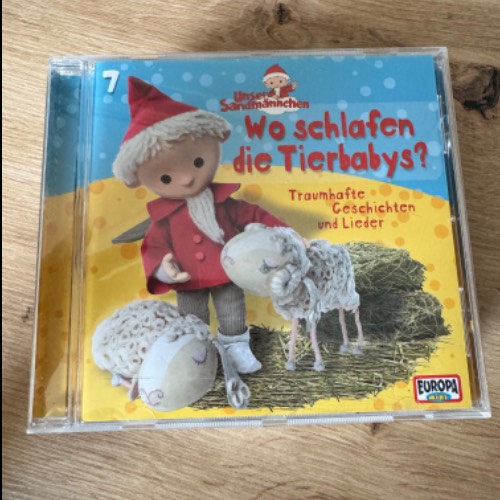 CD Hörspiel Sandmann tierbabys, zu finden beim Stand 14 am Standort Flohkids Berlin Ost