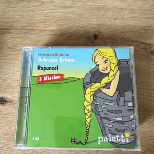 CD Hörspiel Rapunzel , zu finden beim Stand 14 am Standort Flohkids Berlin Ost