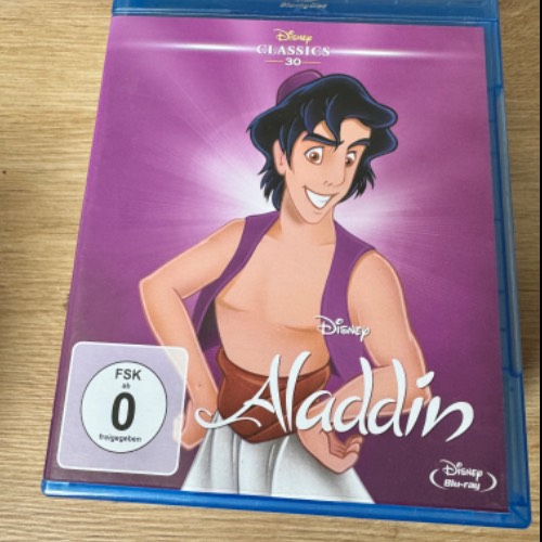 DVD Blu-Ray Aladin , zu finden beim Stand 14 am Standort Flohkids Berlin Ost