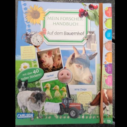 Forscher Handbuch Bauernhof, zu finden beim Stand 8 am Standort Flohkids Berlin Ost