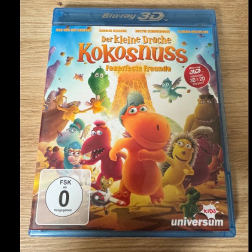 DVD Blu-Ray Drache kokosnuss , zu finden beim Stand 14 am Standort Flohkids Berlin Ost