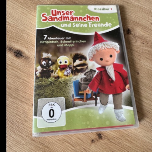 DVD Sandmann Nr. Größe: 7, zu finden beim Stand 14 am Standort Flohkids Berlin Ost