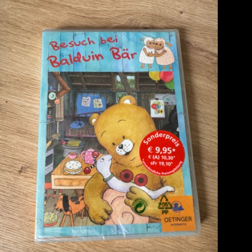 DVD Balduin Bär neu , zu finden beim Stand 14 am Standort Flohkids Berlin Ost