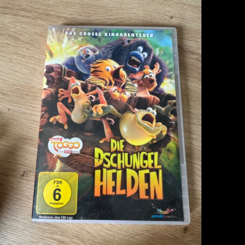 DVD Die dschungelhelden , zu finden beim Stand 14 am Standort Flohkids Berlin Ost