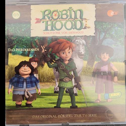 CD Robin Hood Das Pferderennen, zu finden beim Stand 8 am Standort Flohkids Berlin Ost