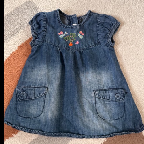 Jeans-Kleid, H&M, Größe: 62, zu finden beim Stand 213 am Standort Flohkids Berlin Ost